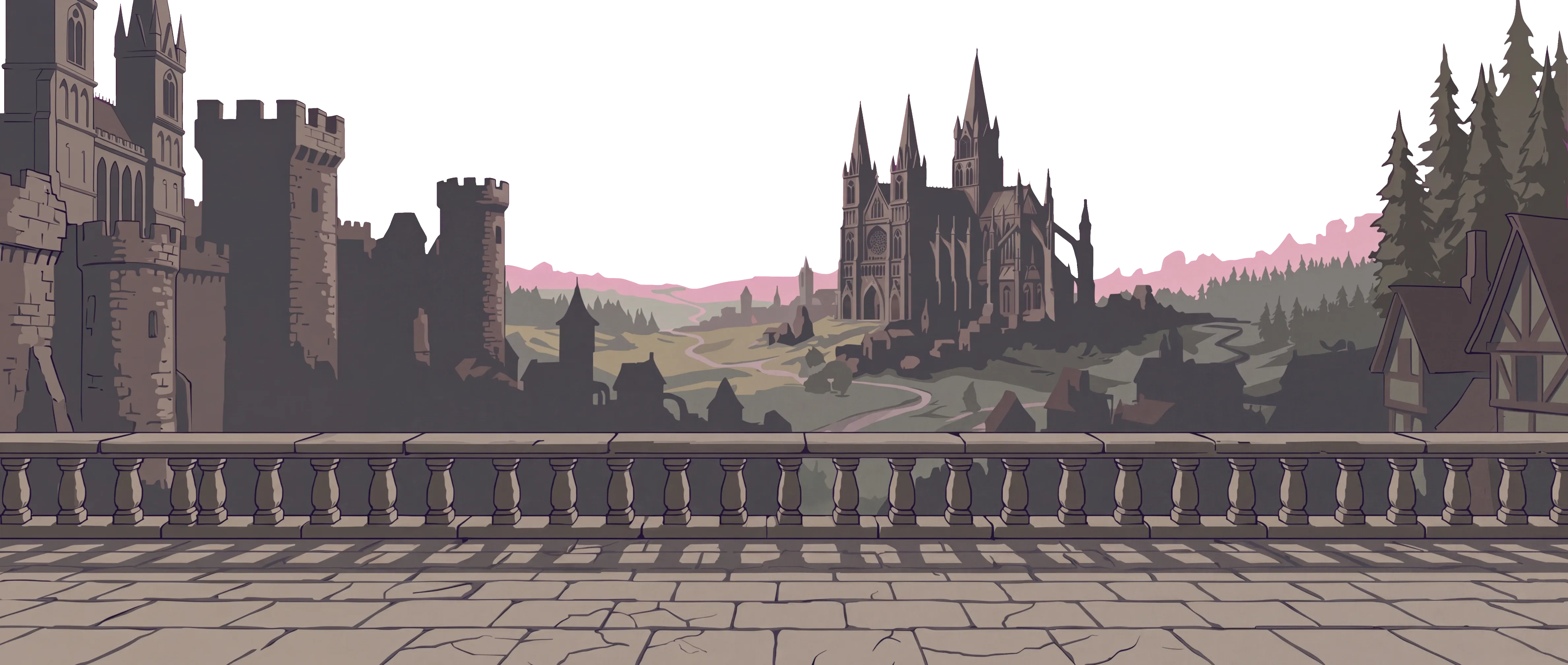 Castle Balcony, a landscape in the Capital